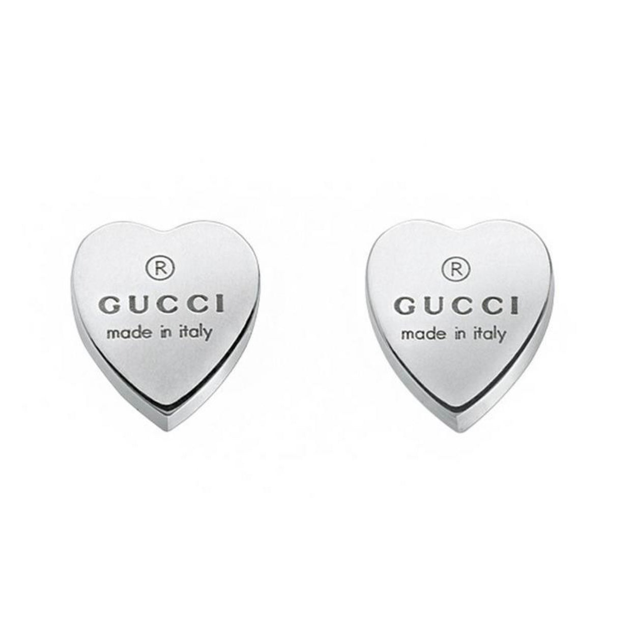 G heart earrings