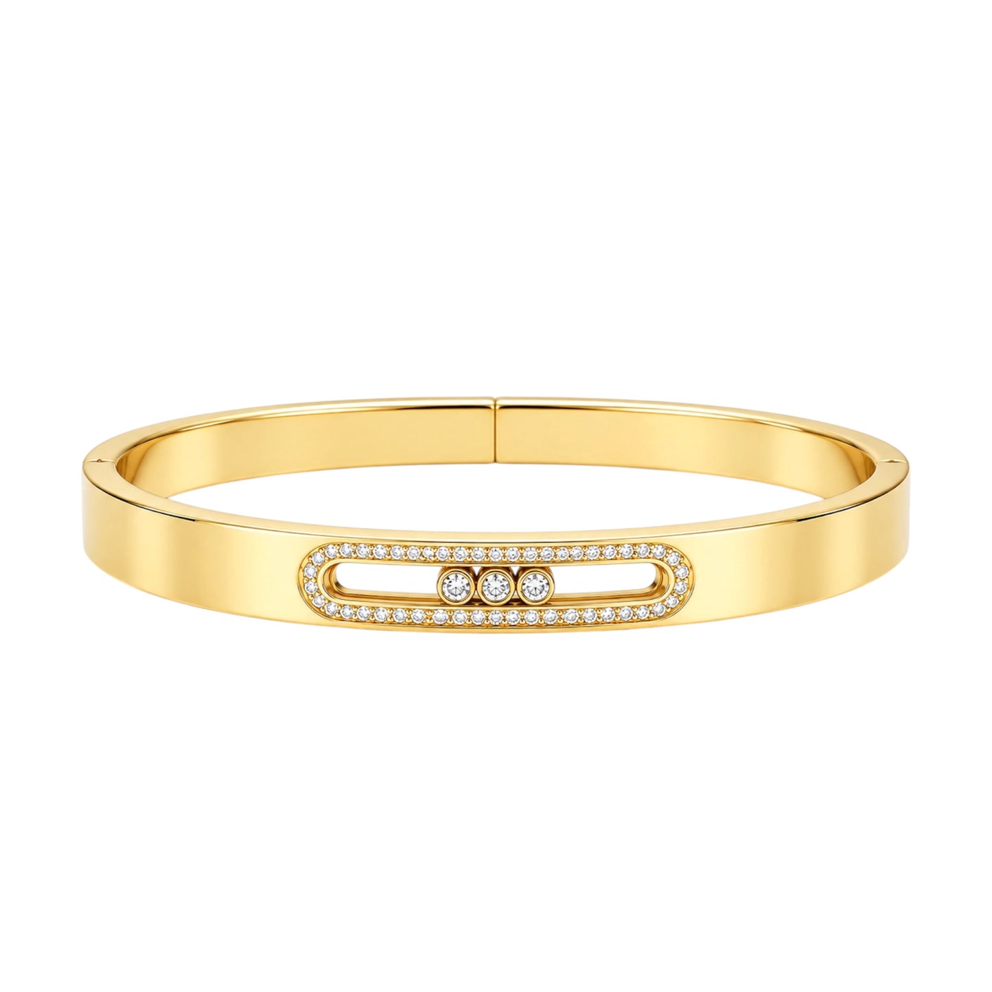 The Gold Diamond “Maddie” Bangle