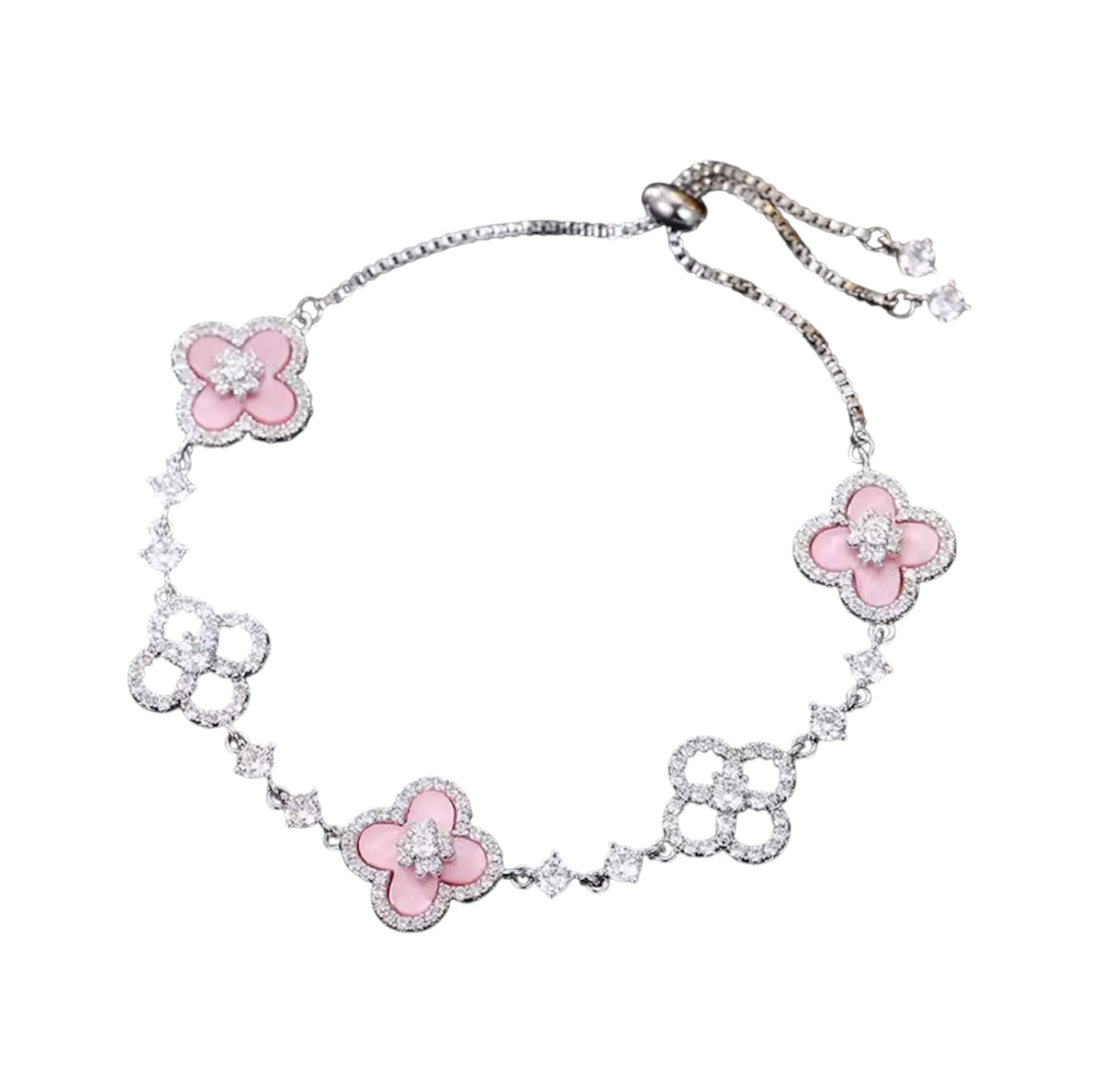 Sapphire Silver Rosá Bracelet