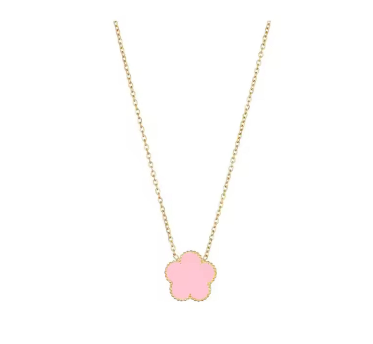 Gold Rosá clover necklace (PRE-ORDER)