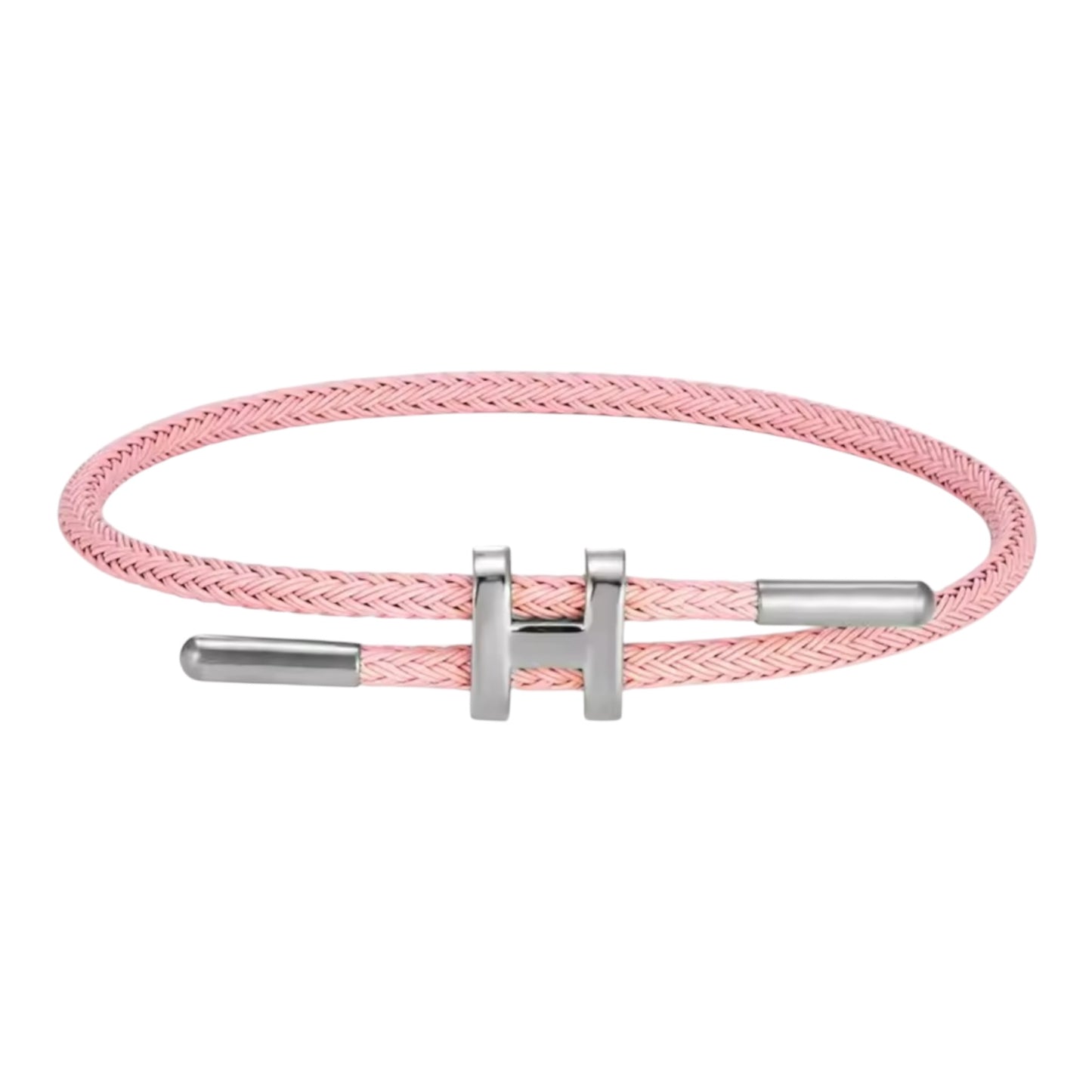 Pink H Rope Bracelet (PRE-ORDER)