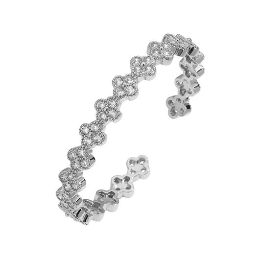 Silver Sofia Bangle (PRE-ORDER)