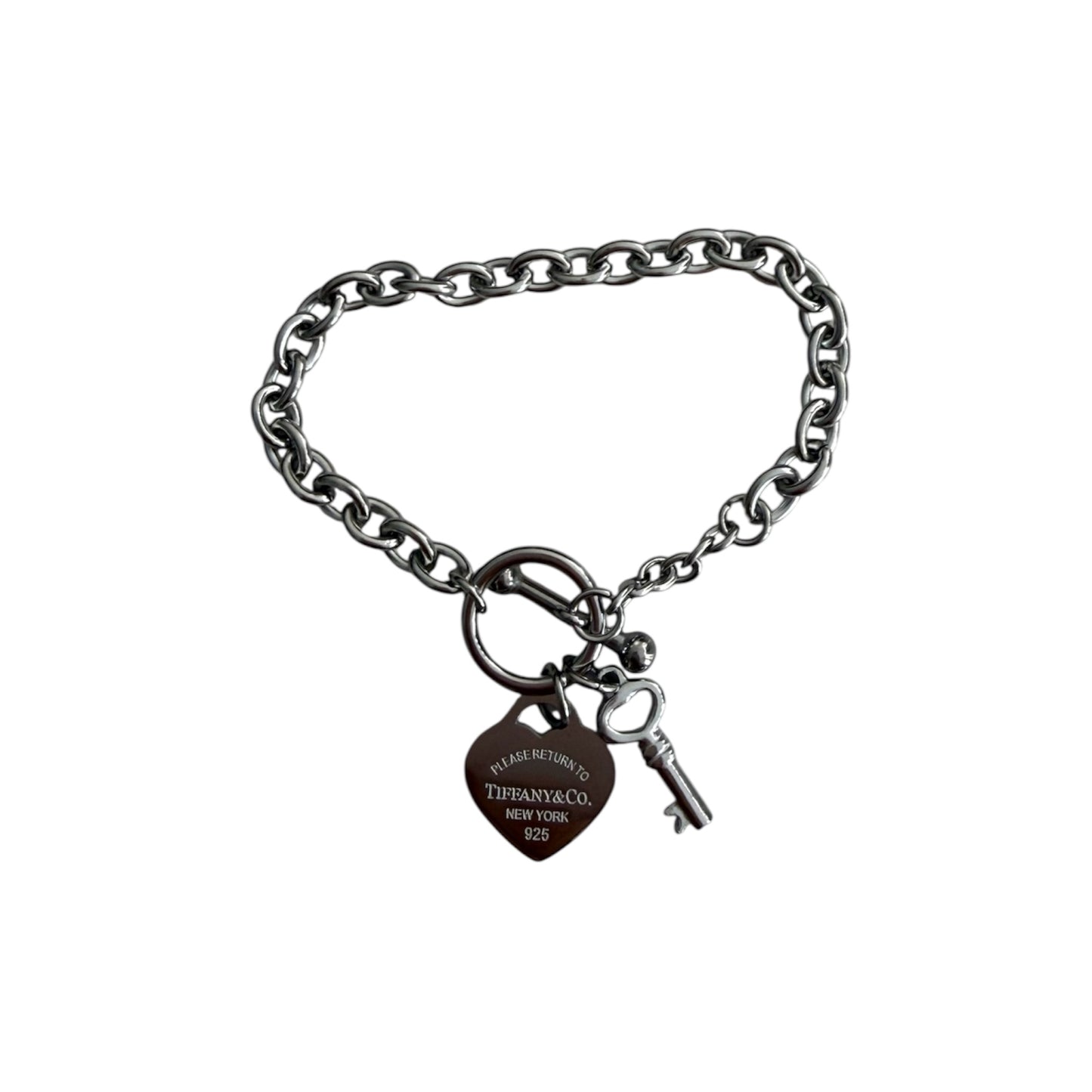 The Pink Heart & Key “Talia” Bracelet
