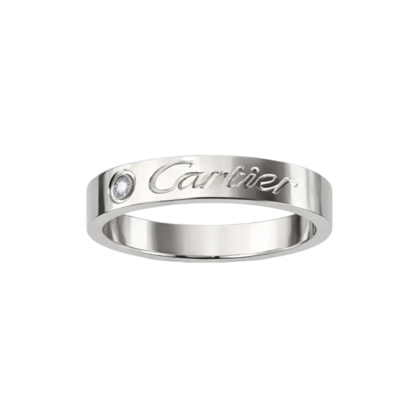 The Silver Diamond “Camilla” Ring