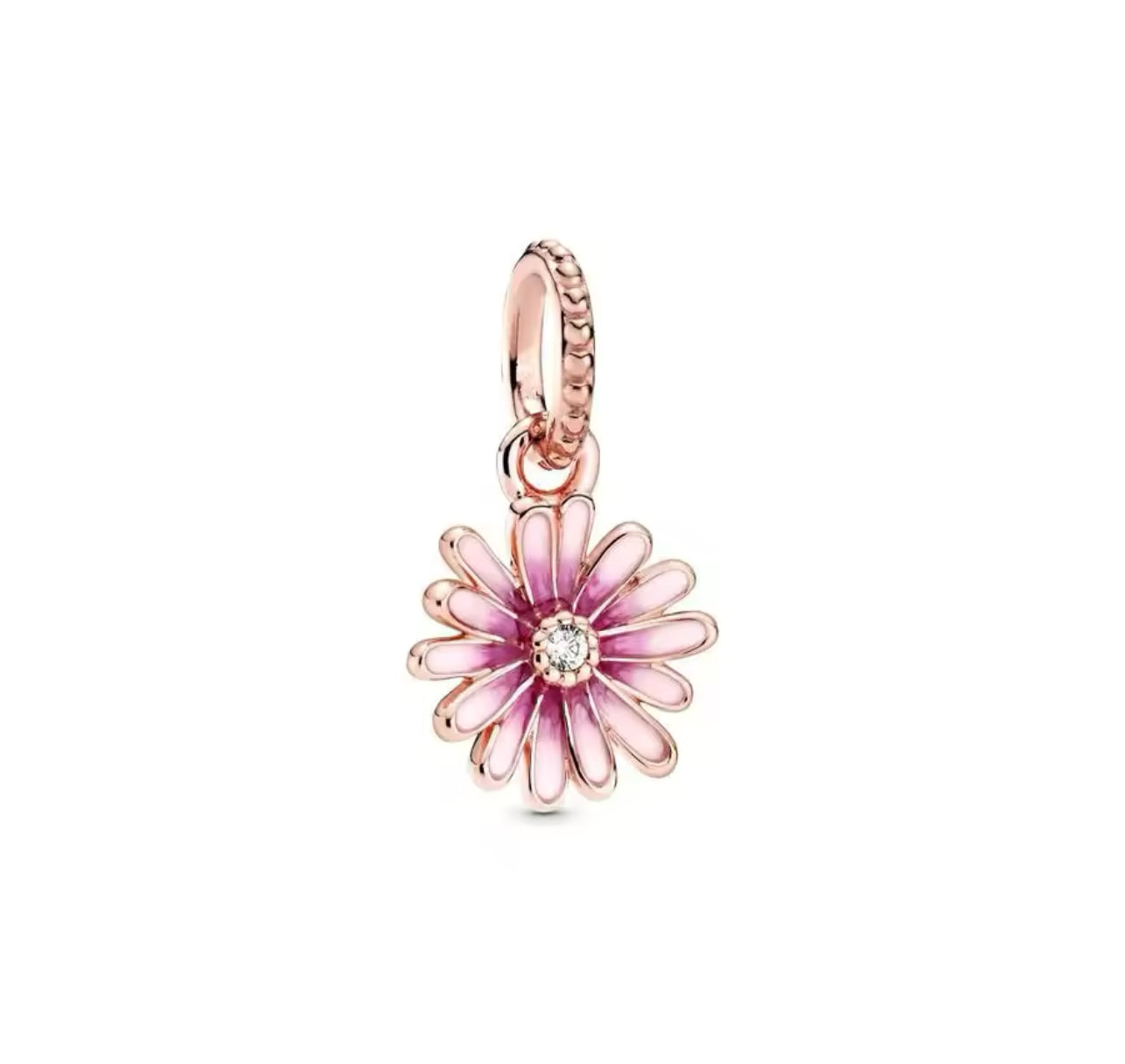 Rose gold daisy charm (PRE-ORDER)