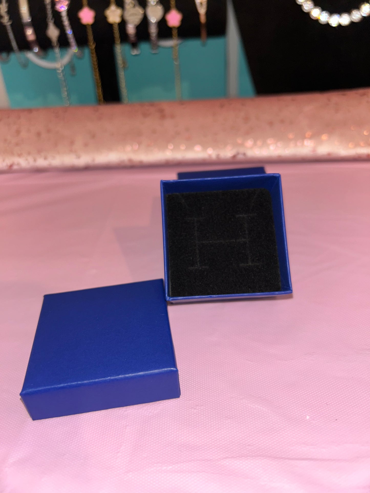 Small navy gift box