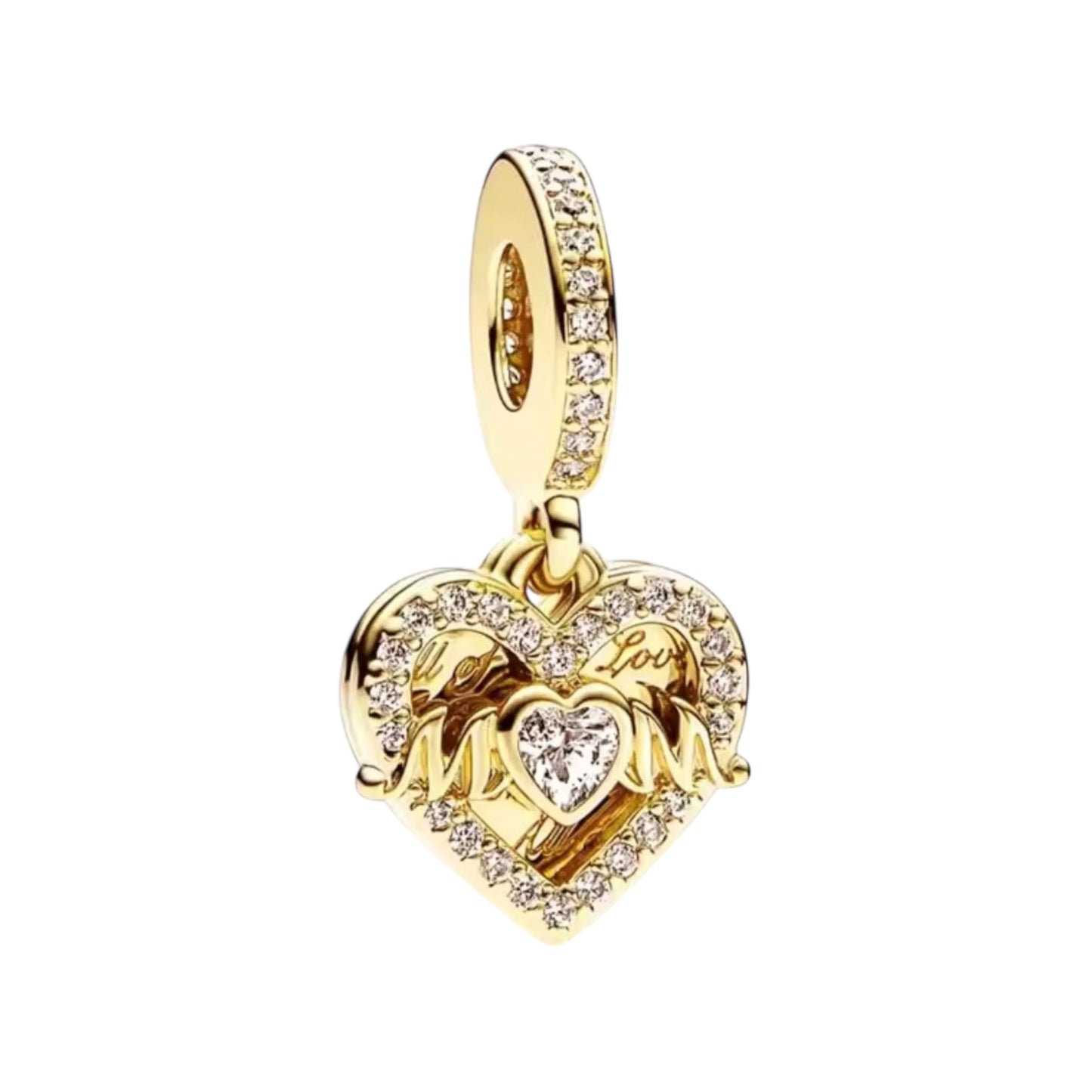 Diamond Mom Dangle Charm