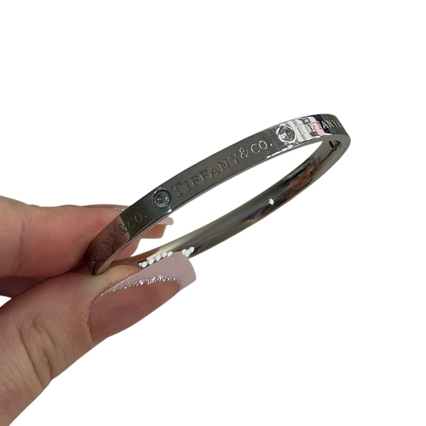 T diamond bangle