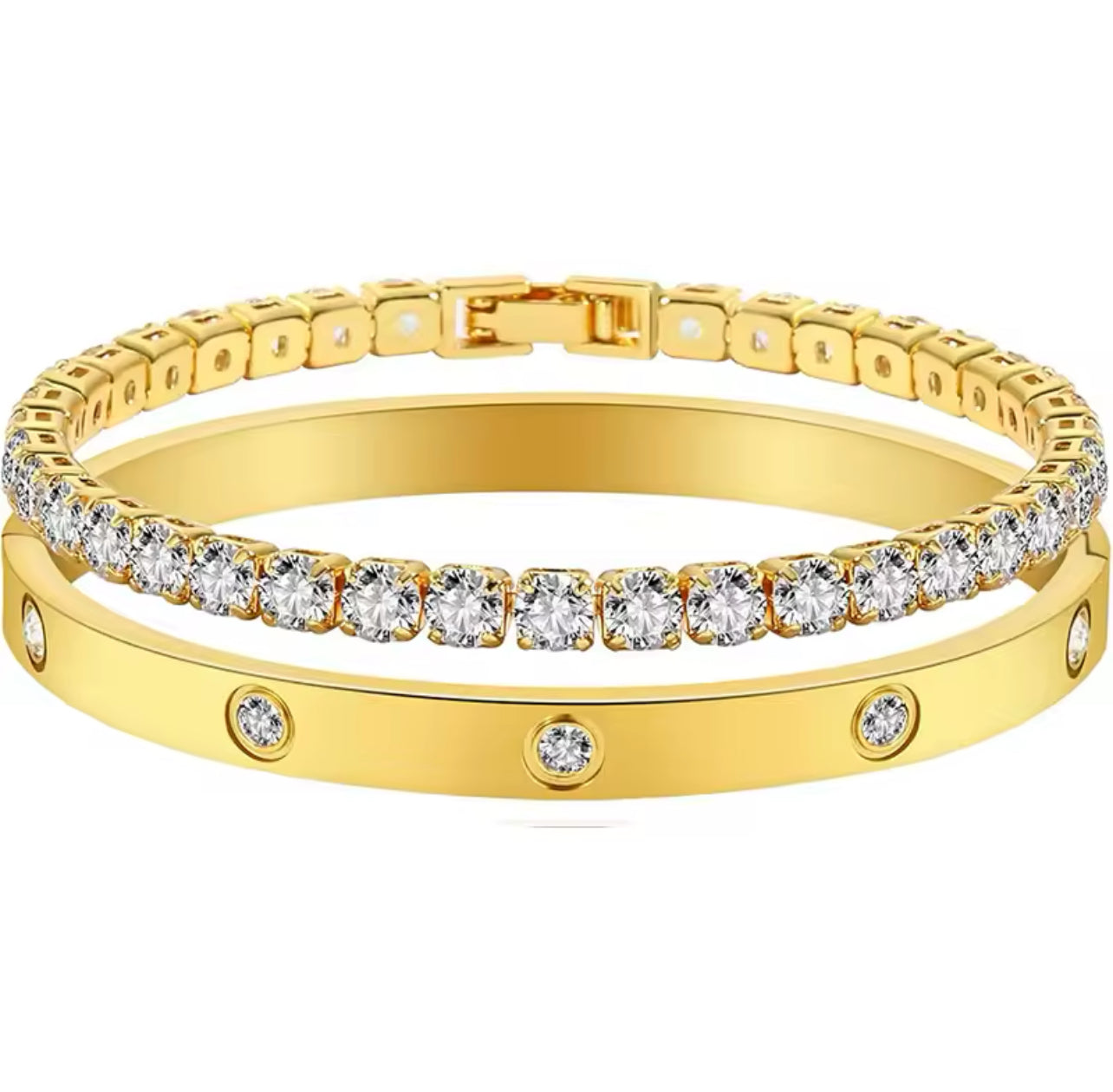 Tennis bracelet stack (PRE-ORDER)