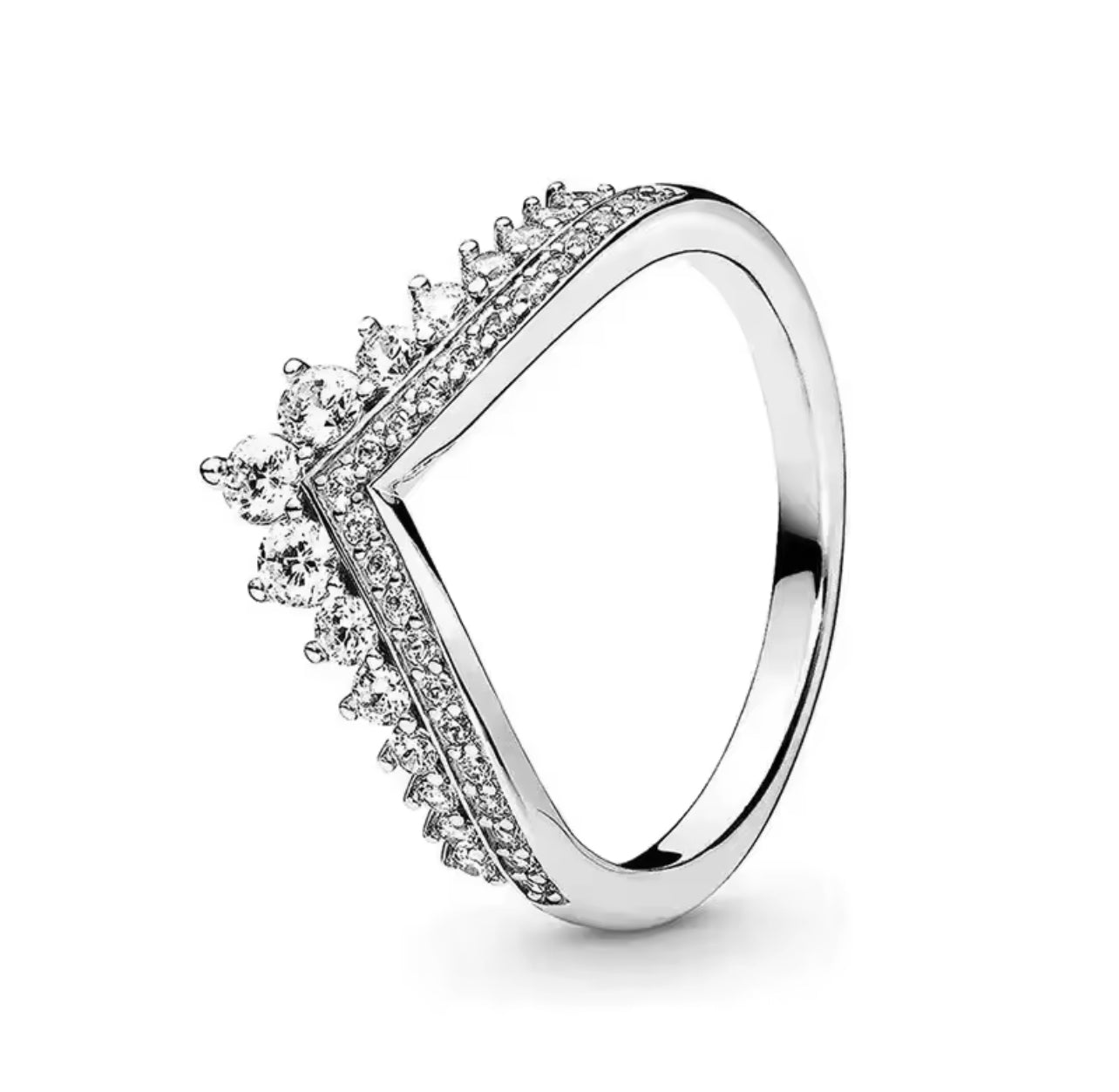 Silver Princess Wishbone Ring (PRE-ORDER)
