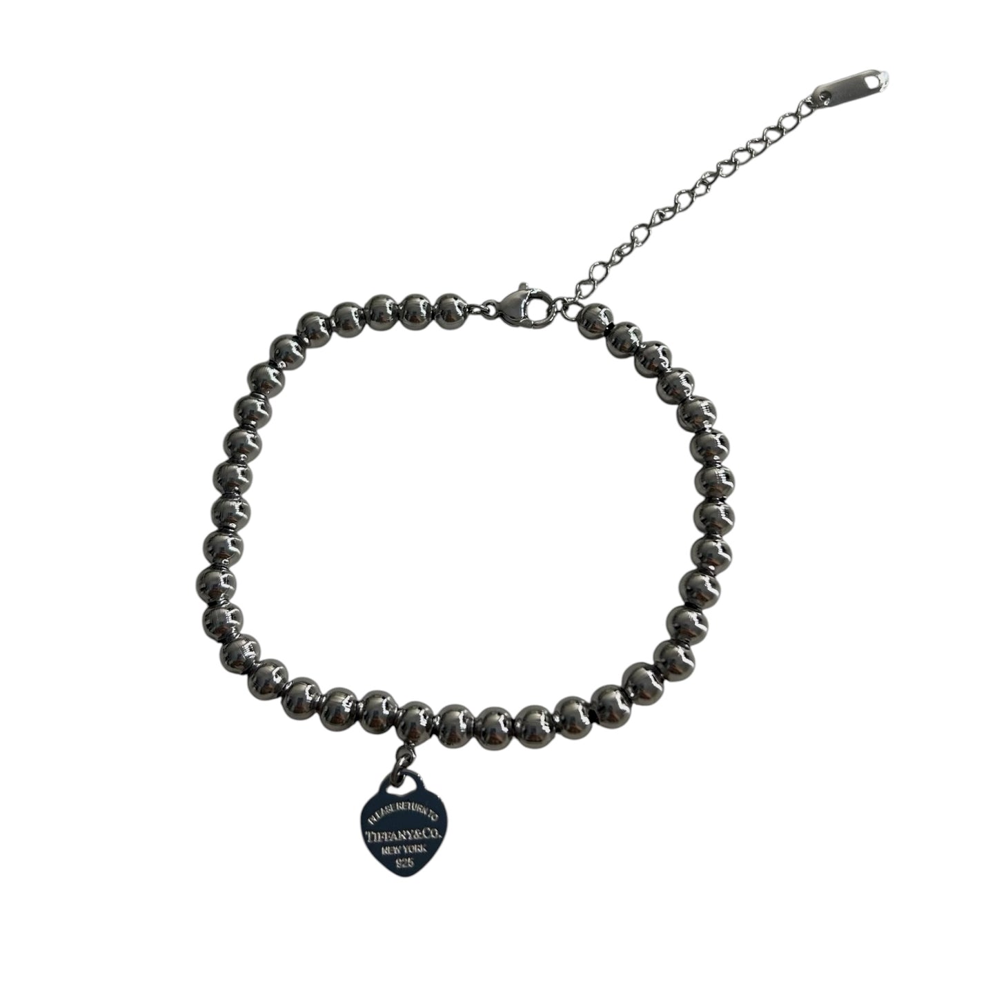 T Pink heart bubble bracelet