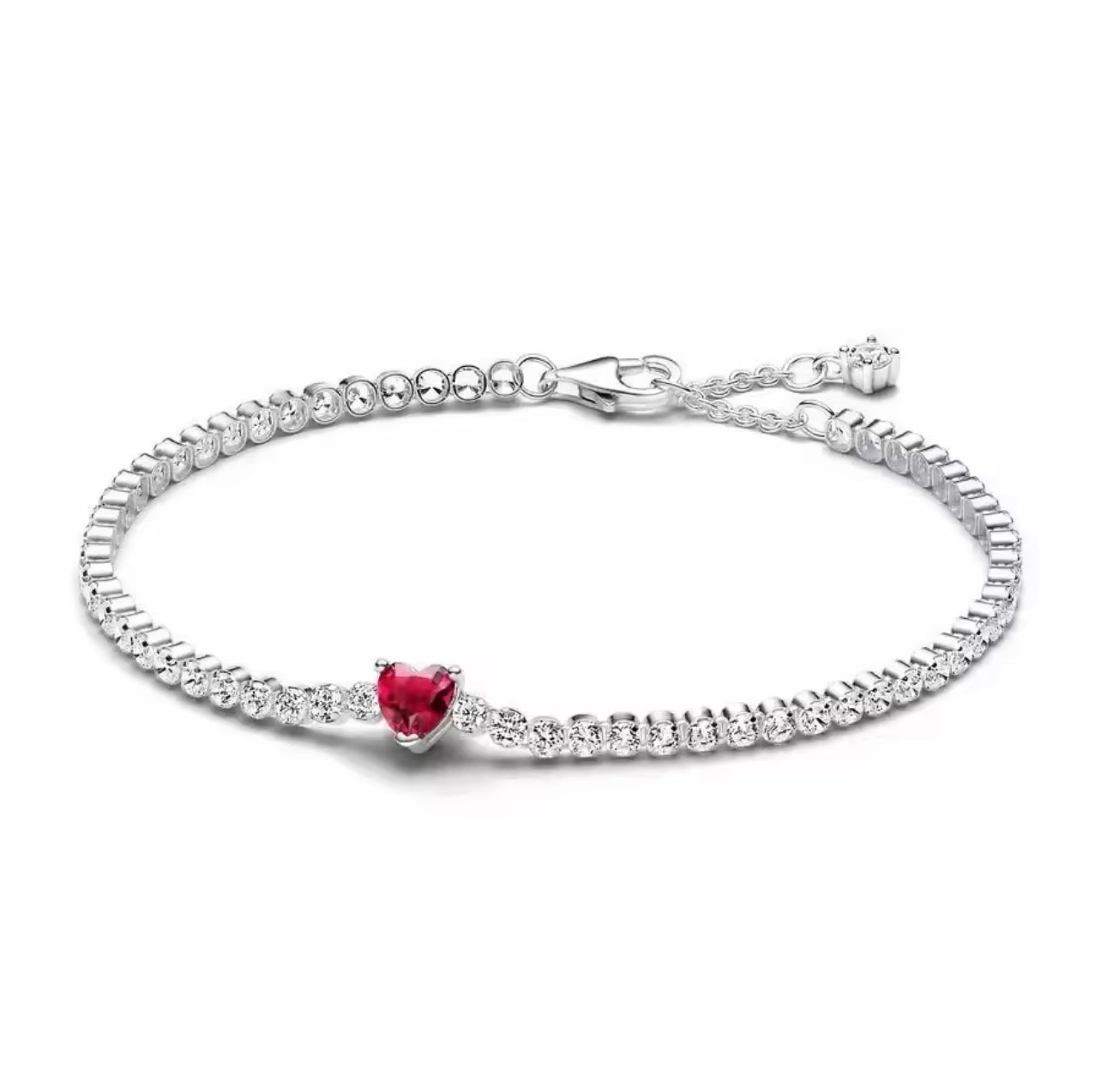 Heart tennis bracelet (PRE-ORDER)