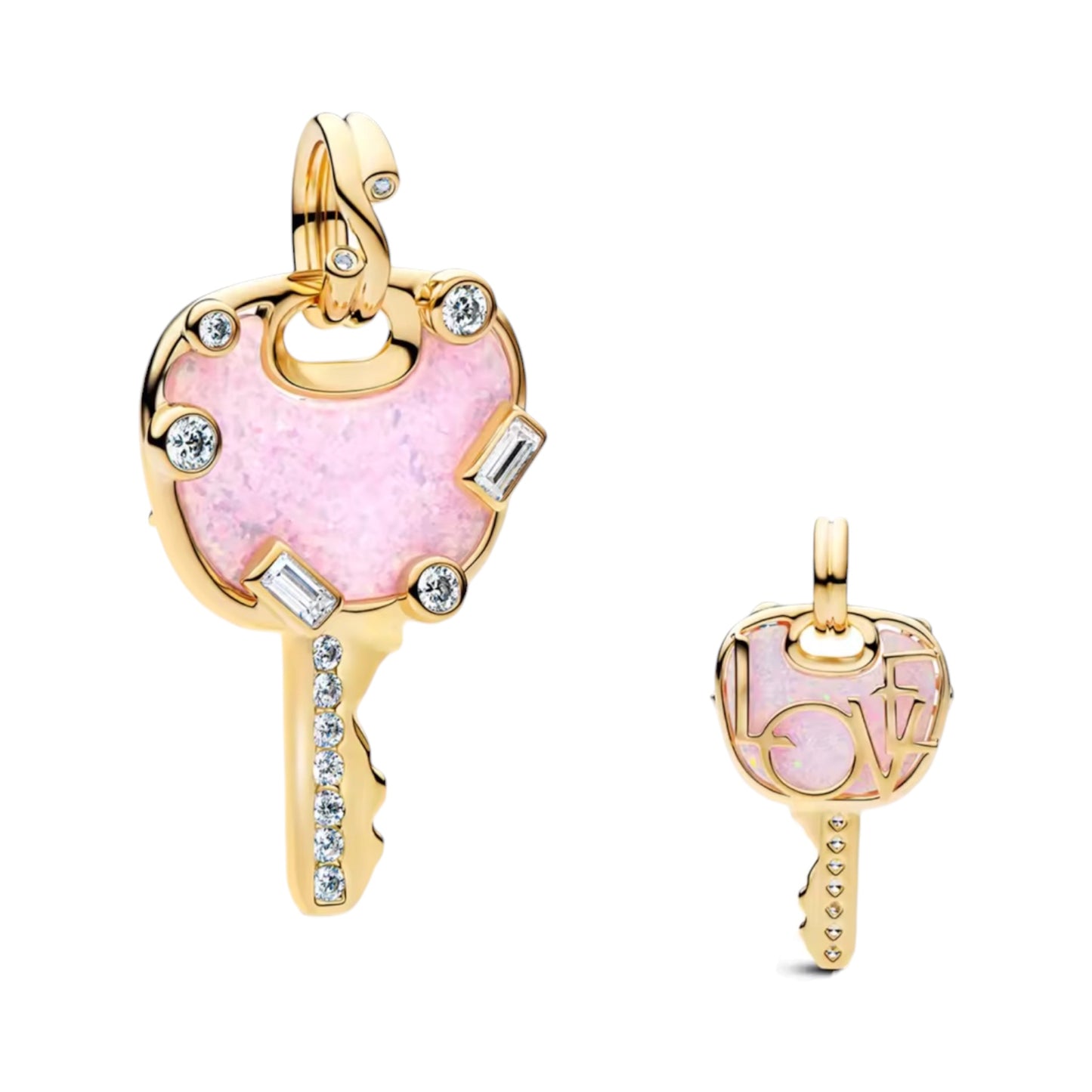 Pink Love Key Charm