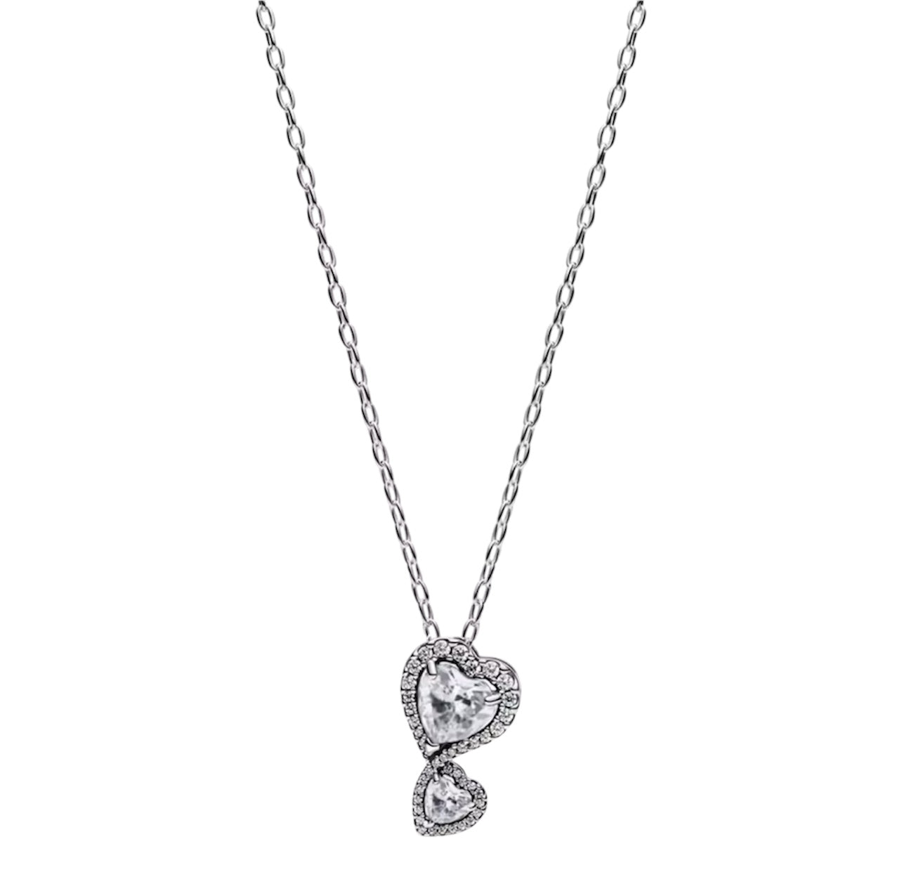 Double heart necklace (PRE-ORDER)