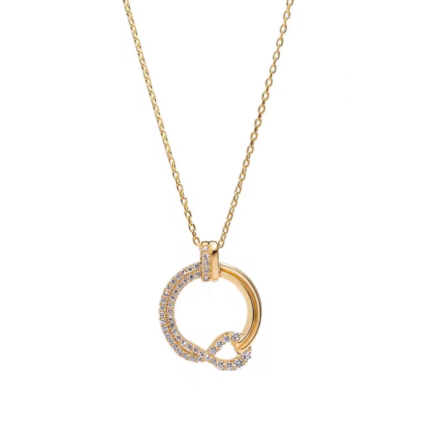 Diamond Knot Necklace