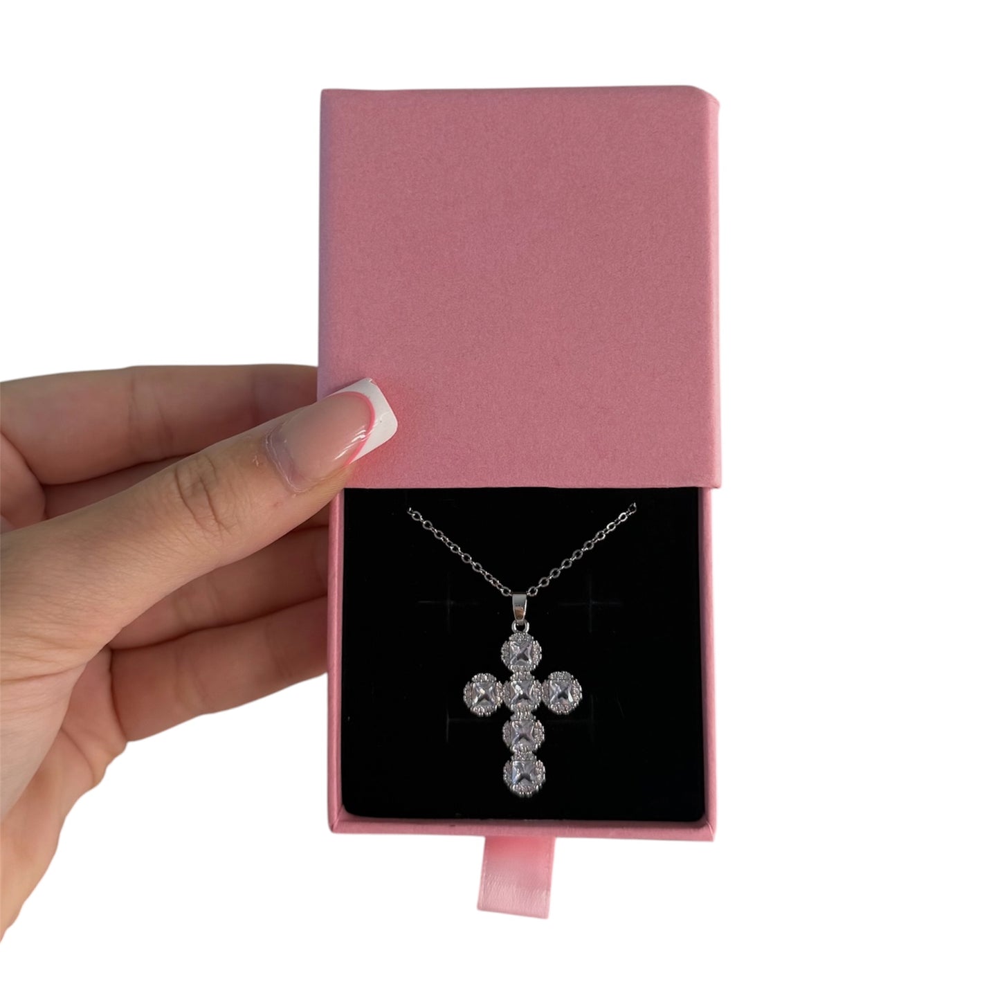 The Silver “Ami” Cross Necklace
