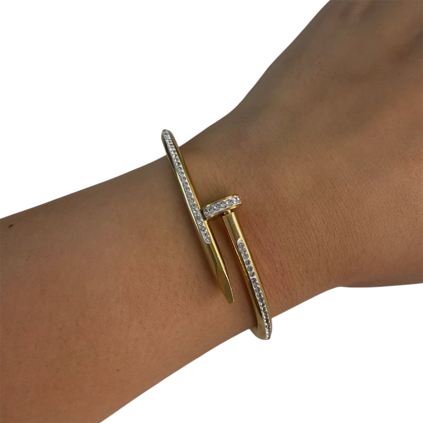 The Gold “Camilla” Diamond Bangle