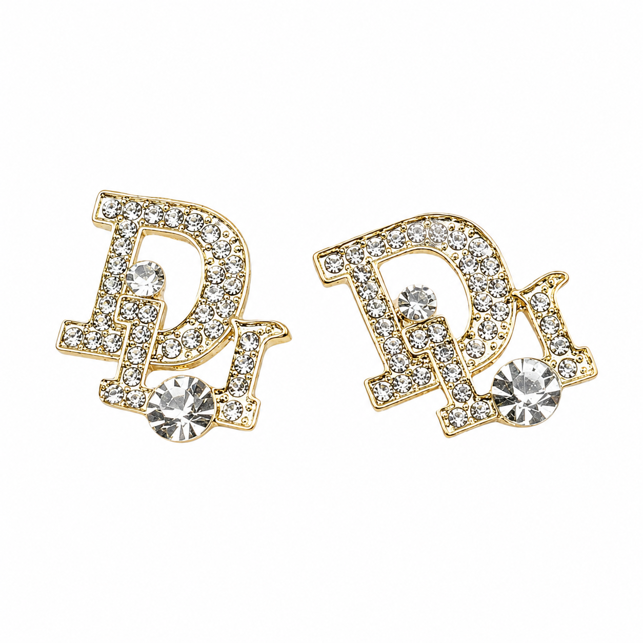 The Gold Diamond “Dahlia” Earrings