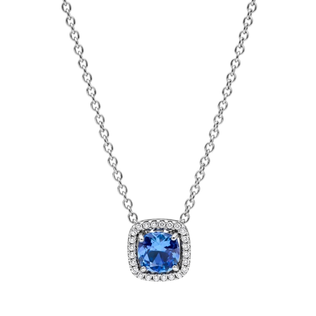 The Square “Sapphire” Necklace