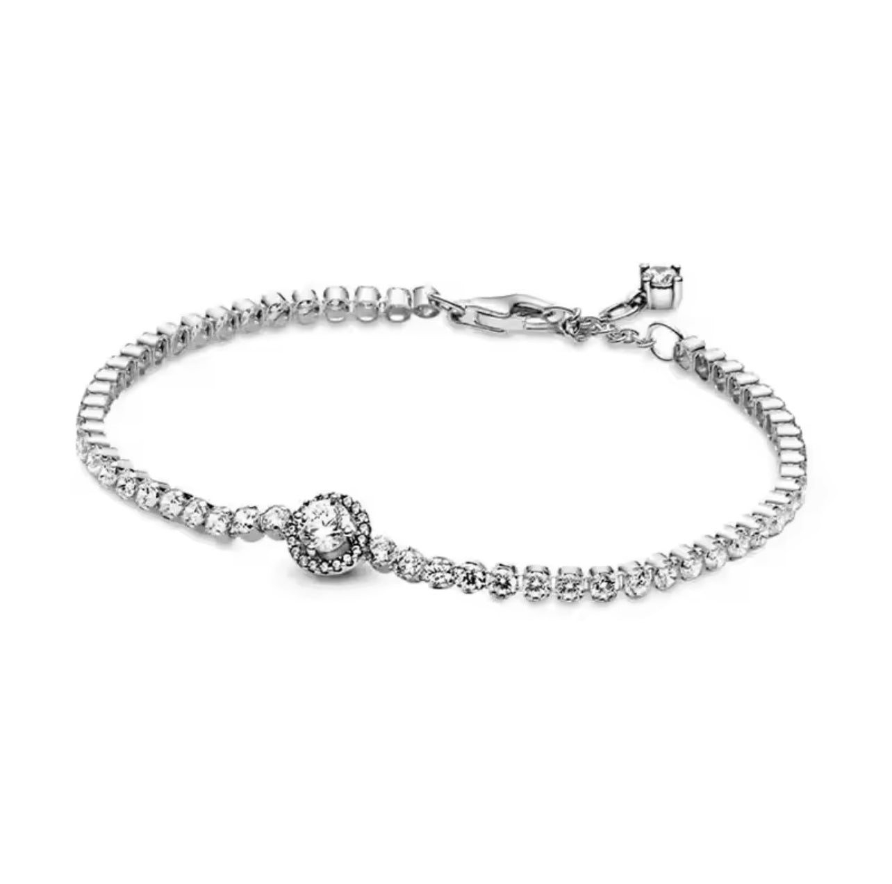 Circle diamond tennis bracelet (PRE-ORDER)