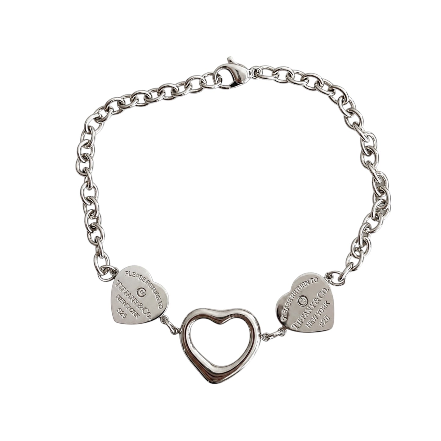 The Diamond Triple Heart “Talia” Bracelet