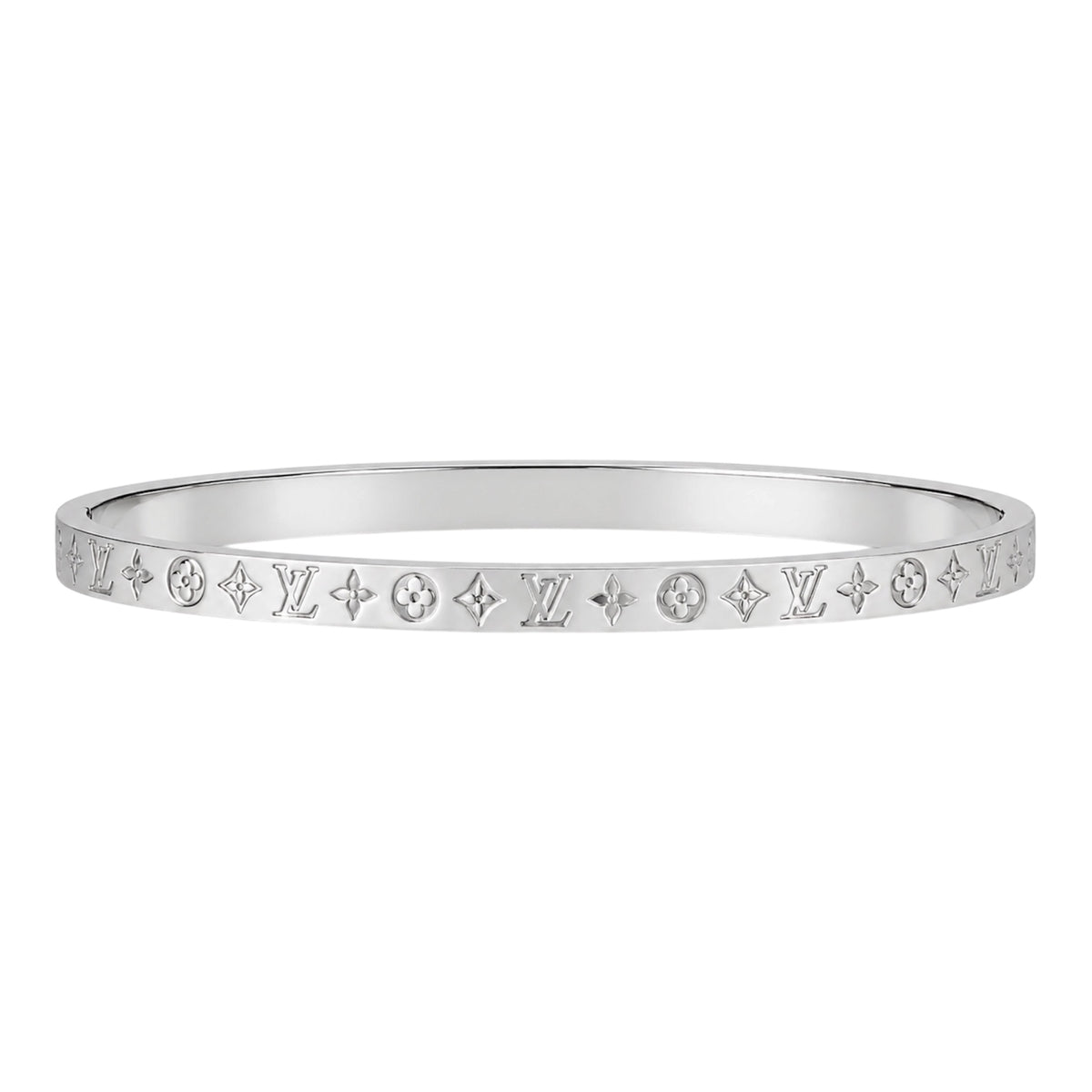 The Silver “Louise” Print Bangle