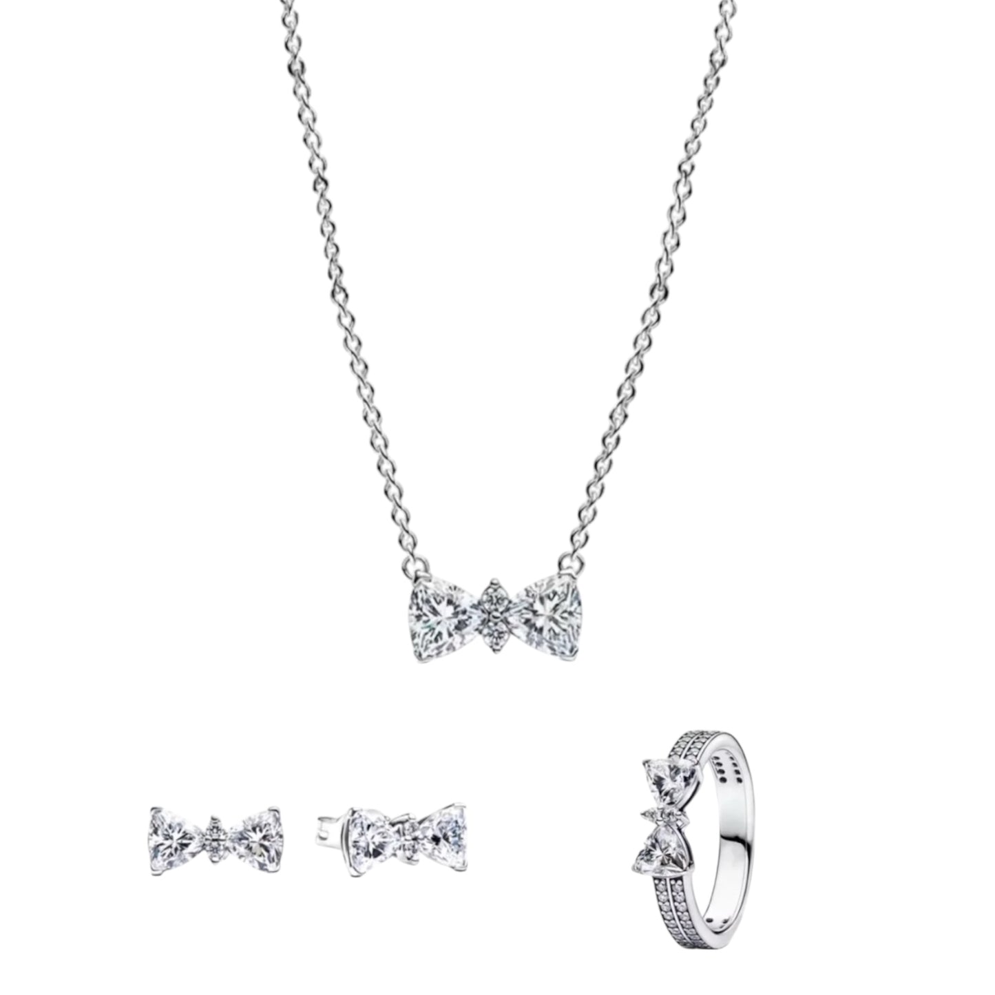 Silver bow set (PRE-ORDER)