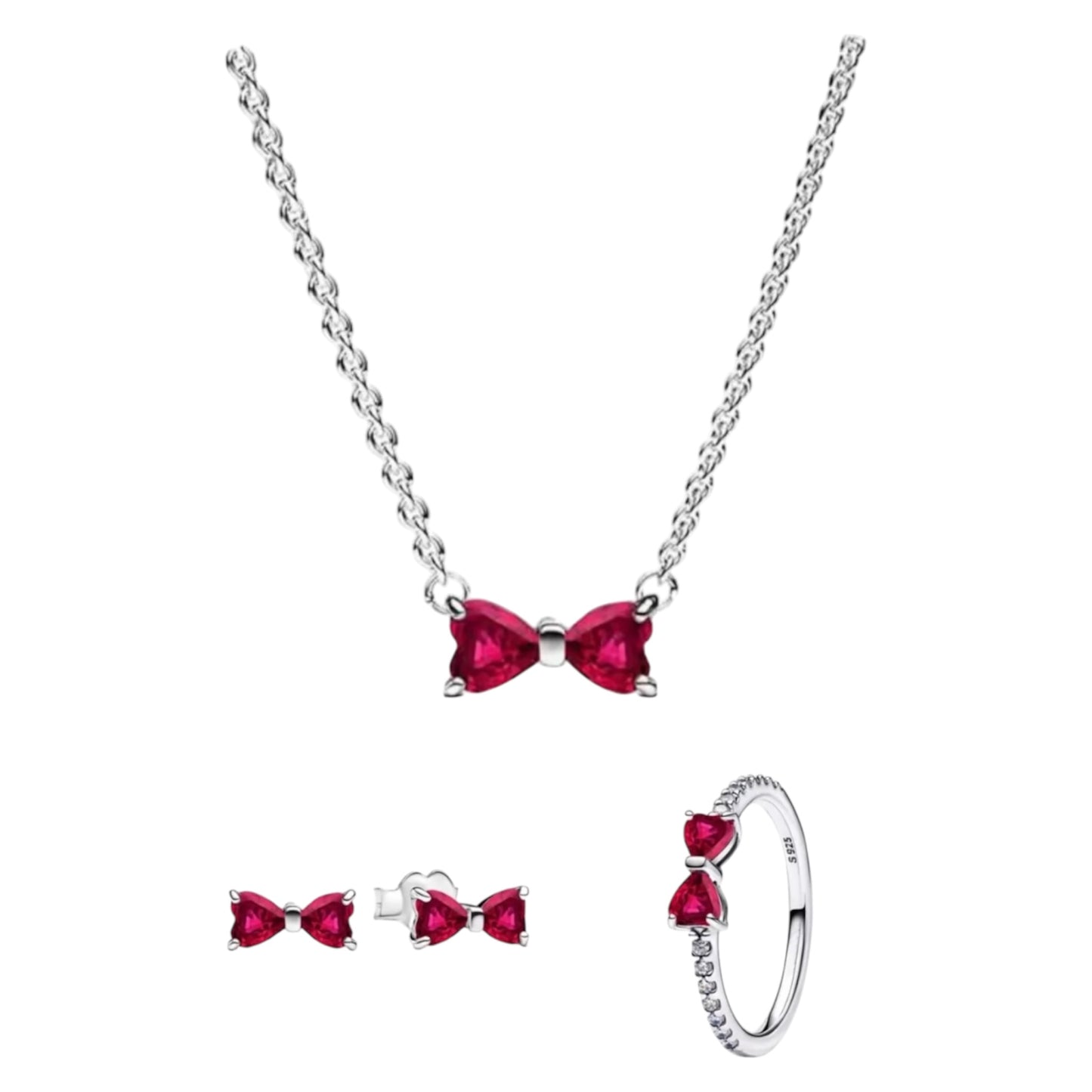 Red bow set (PRE-ORDER)