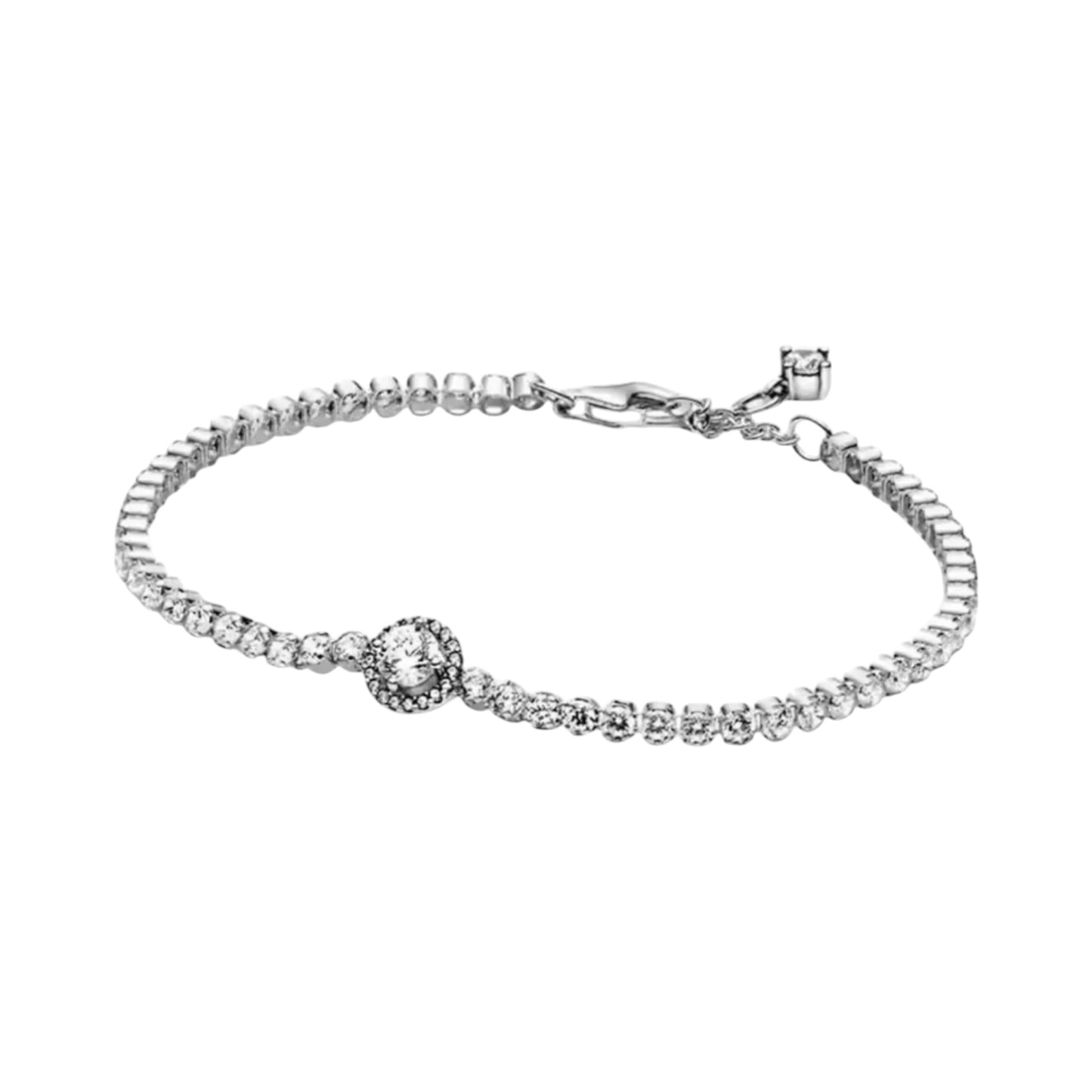 Circle diamond tennis bracelet (PRE-ORDER)