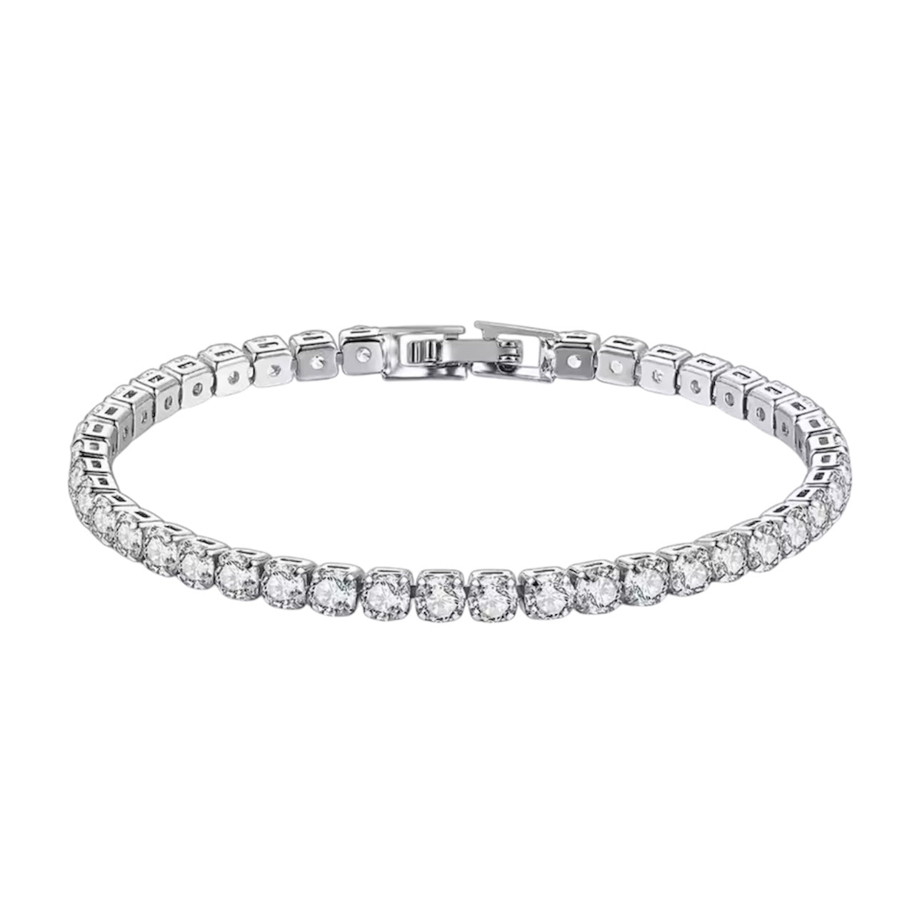 Silver tennis bracelet (PRE-ORDER)