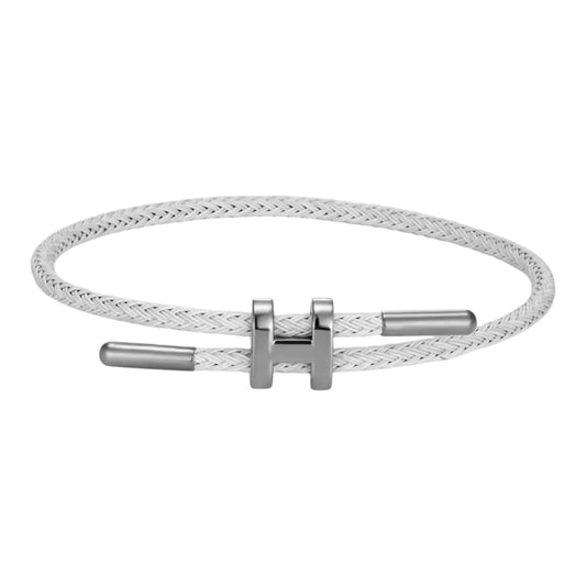 White H Rope Bracelet (PRE-ORDER)