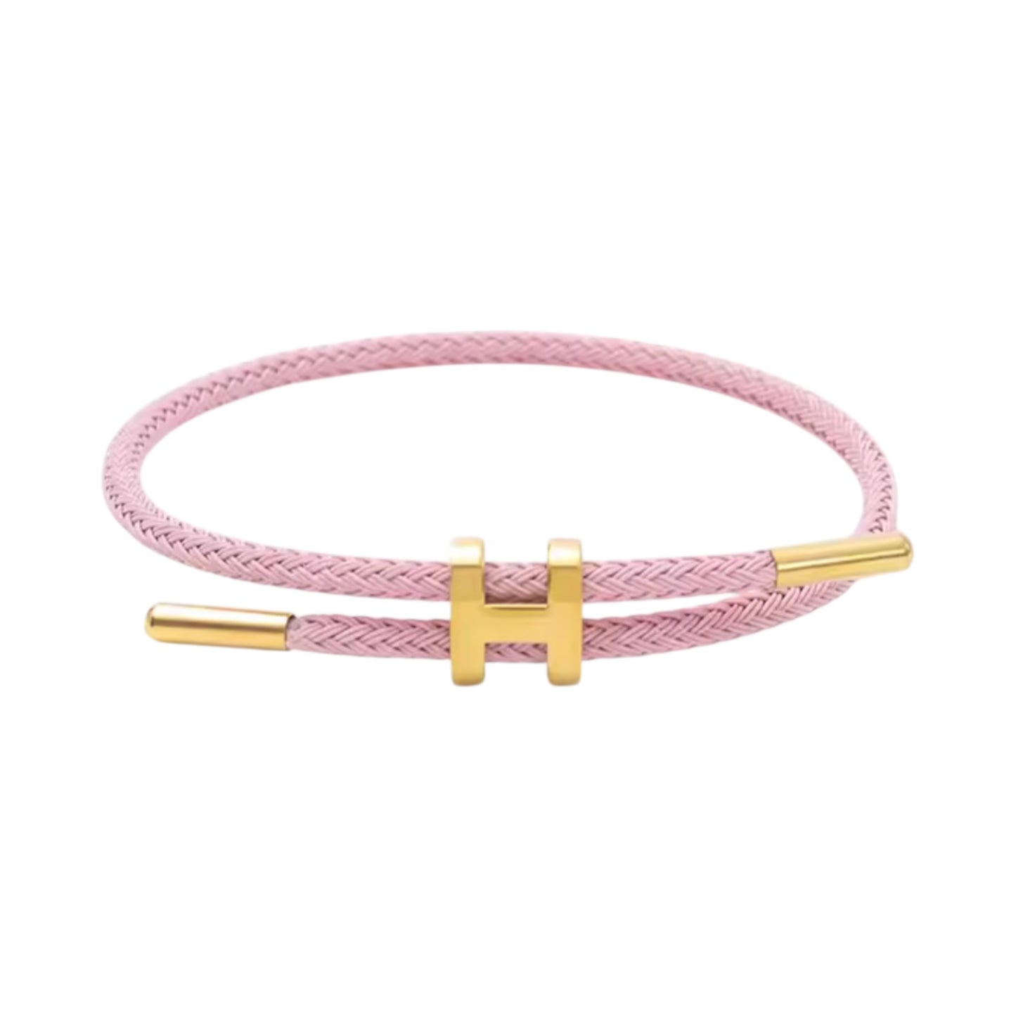 Pink H Rope Bracelet (PRE-ORDER)