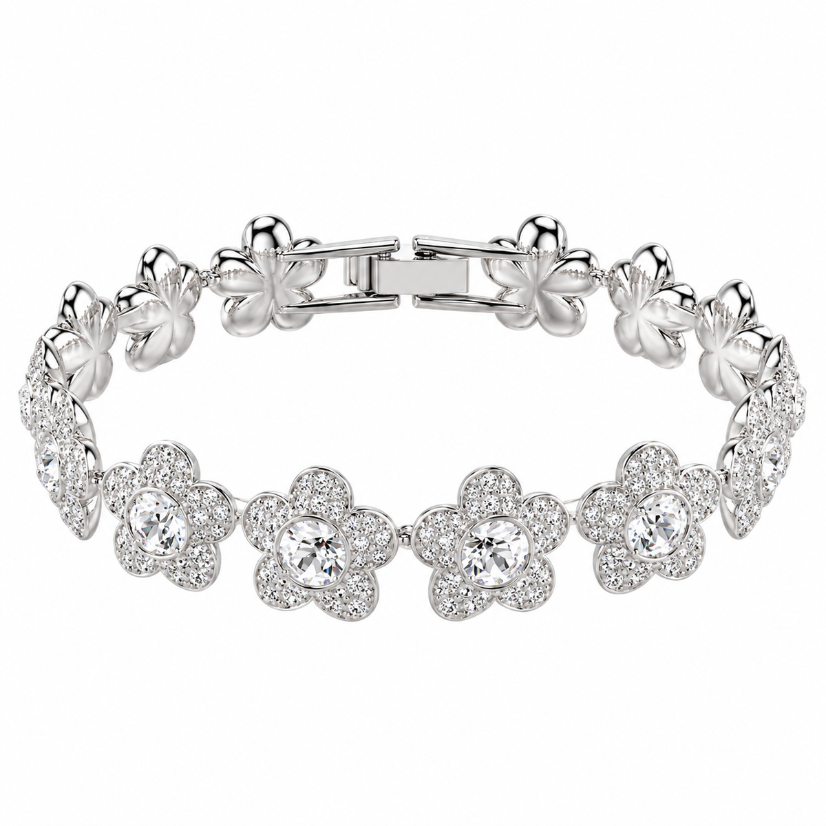 The Diamond Flower “Ariana” Bracelet