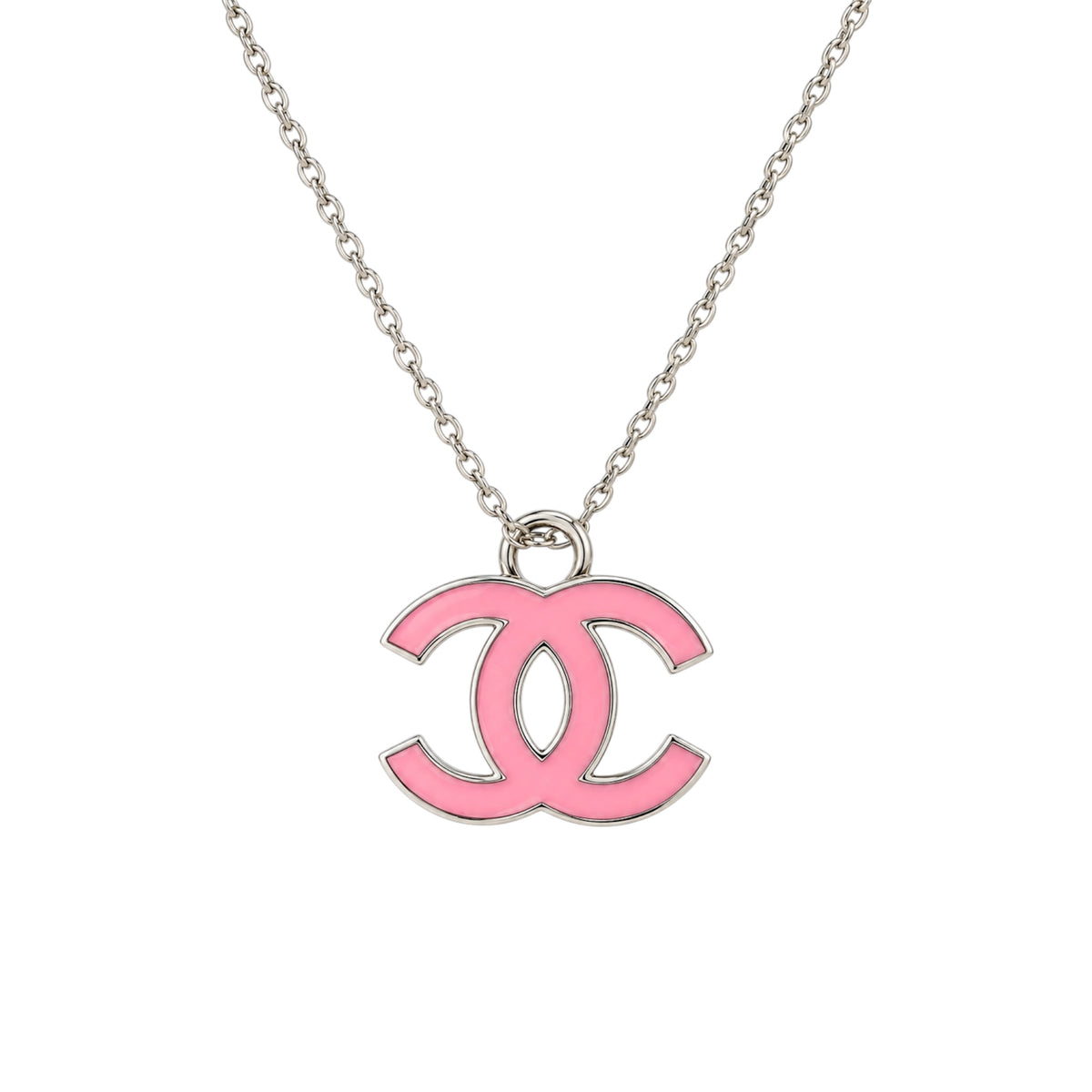 The Pink & Silver “Cassie” Necklace