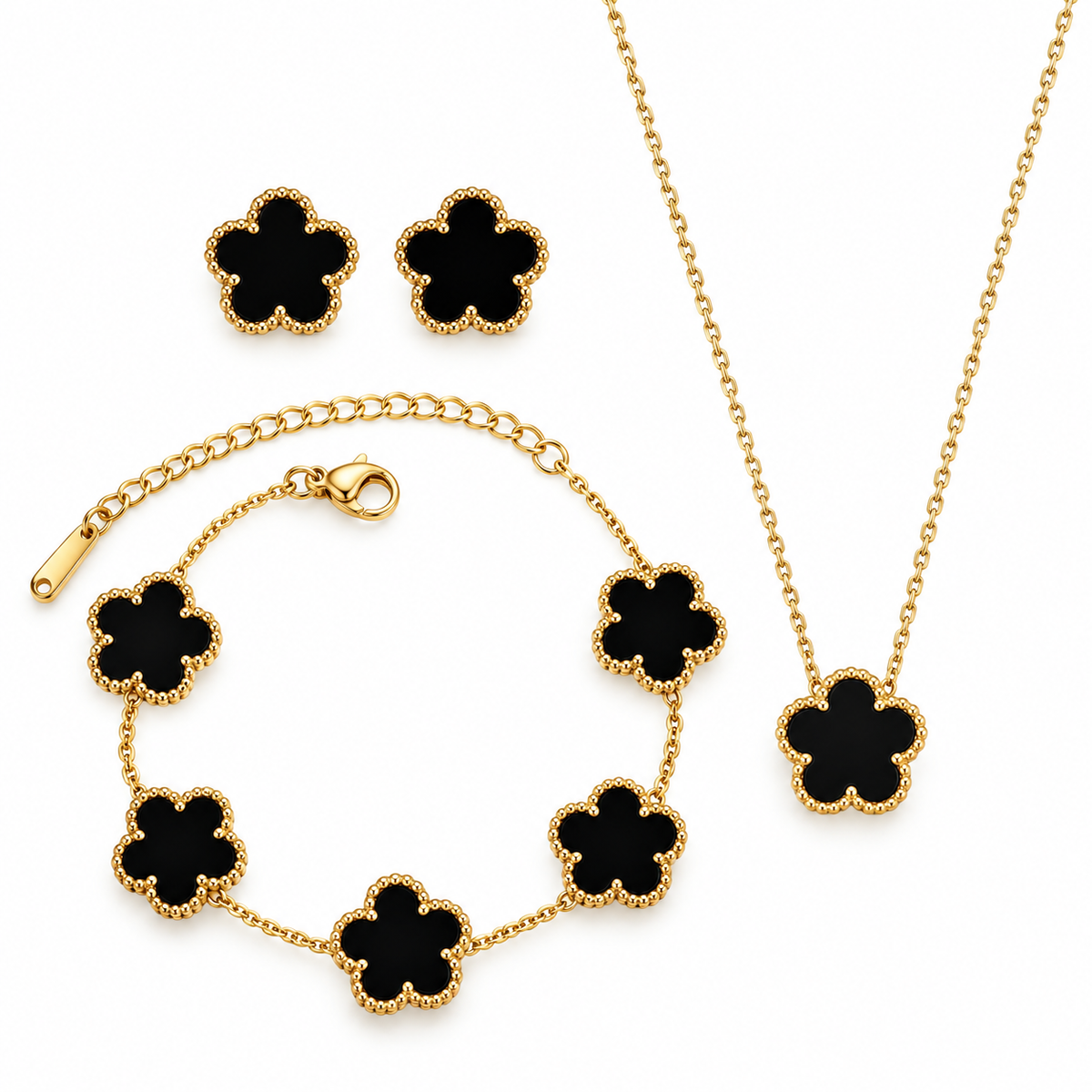 The Gold “Ash” Clover Set