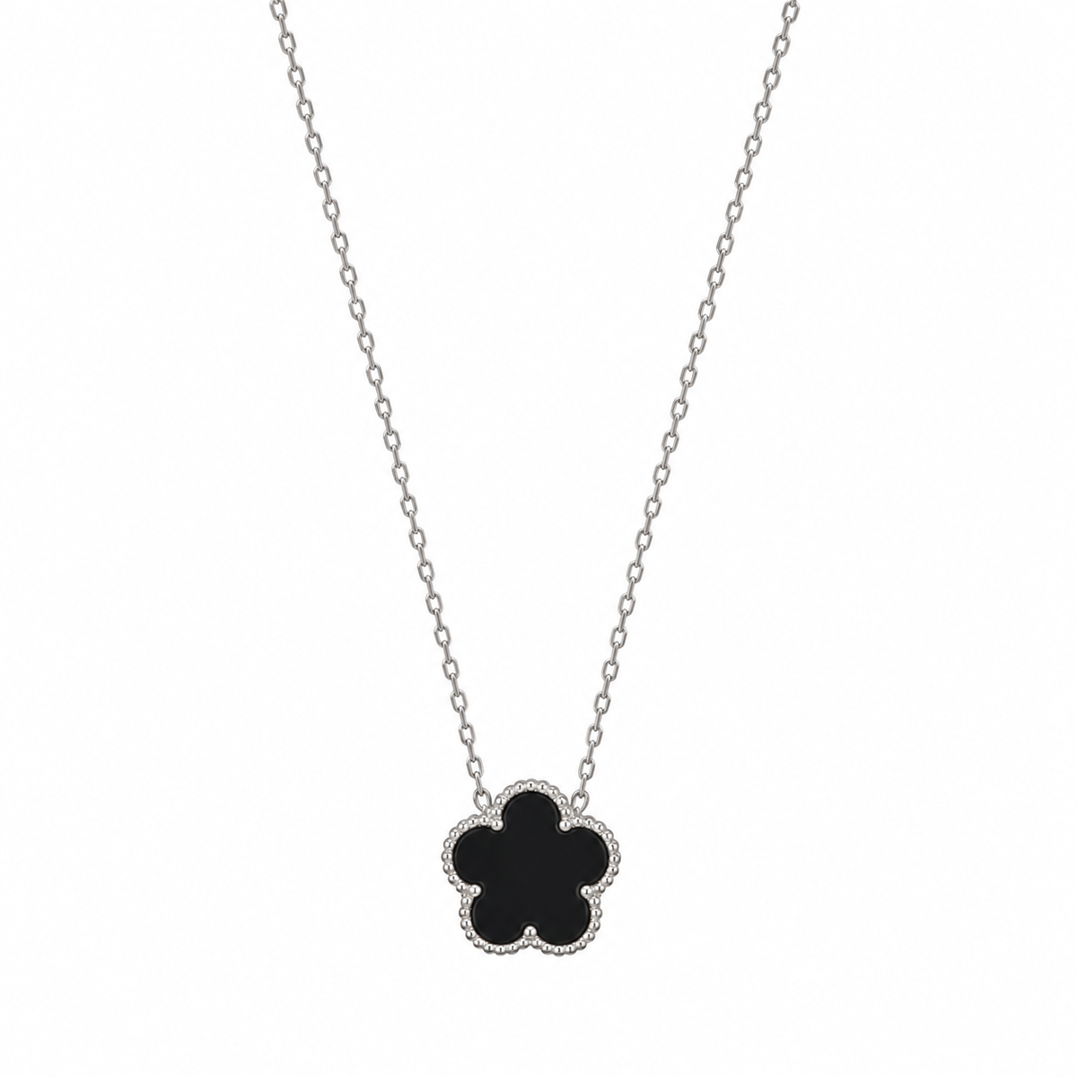 The Silver “Ash” Clover Necklace