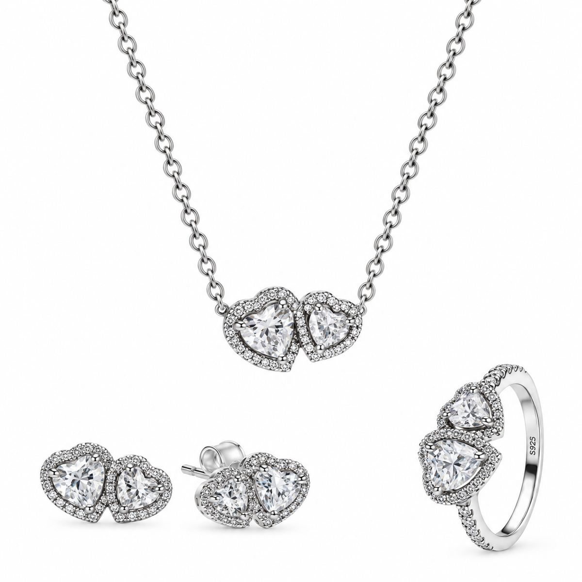 The Silver “Mi Amor” Set