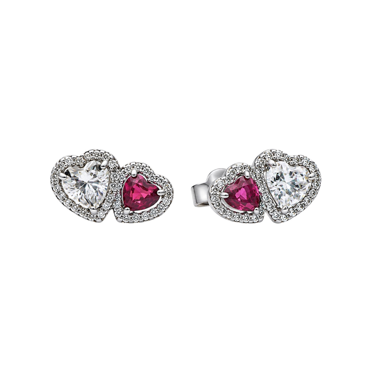 The Red “Mi Amor” Studs