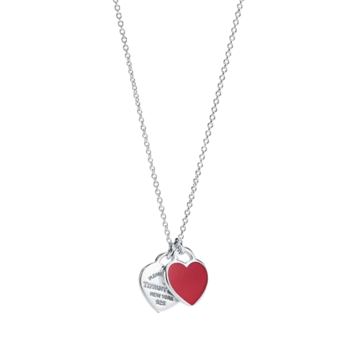 The Red Double Heart “Talia” Necklace
