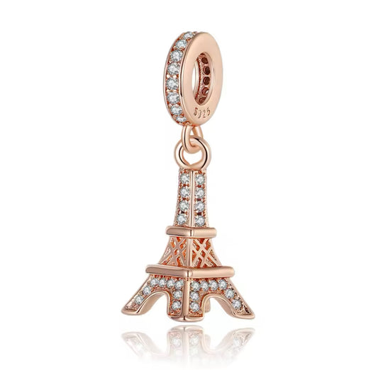 Rose gold eiffel tower charm (PRE-ORDER)