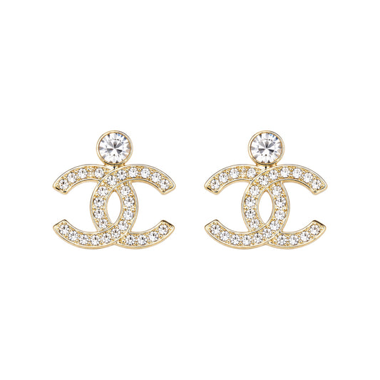 The Gold Diamond “Cassie” Drop Earrings