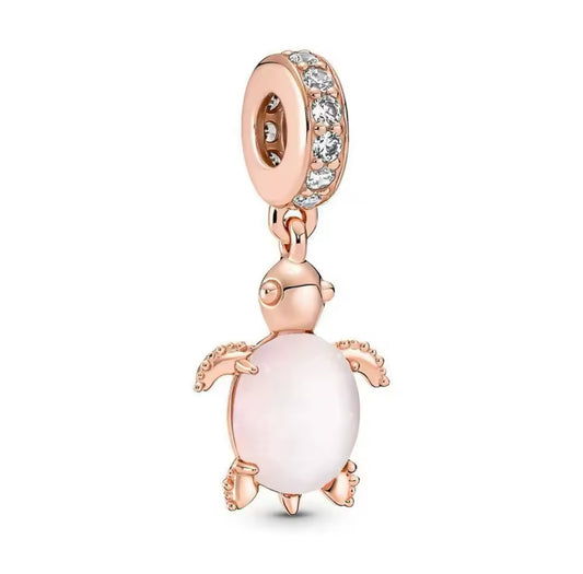 Rose gold turtle charm (PRE-ORDER)