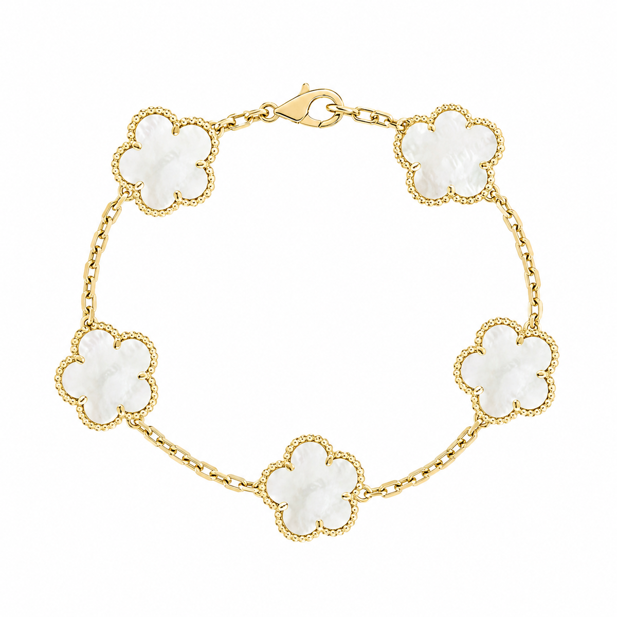 The Gold Pearl “Vanessa” Bracelet