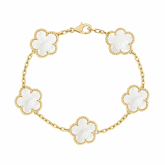 The Gold Pearl “Vanessa” Bracelet