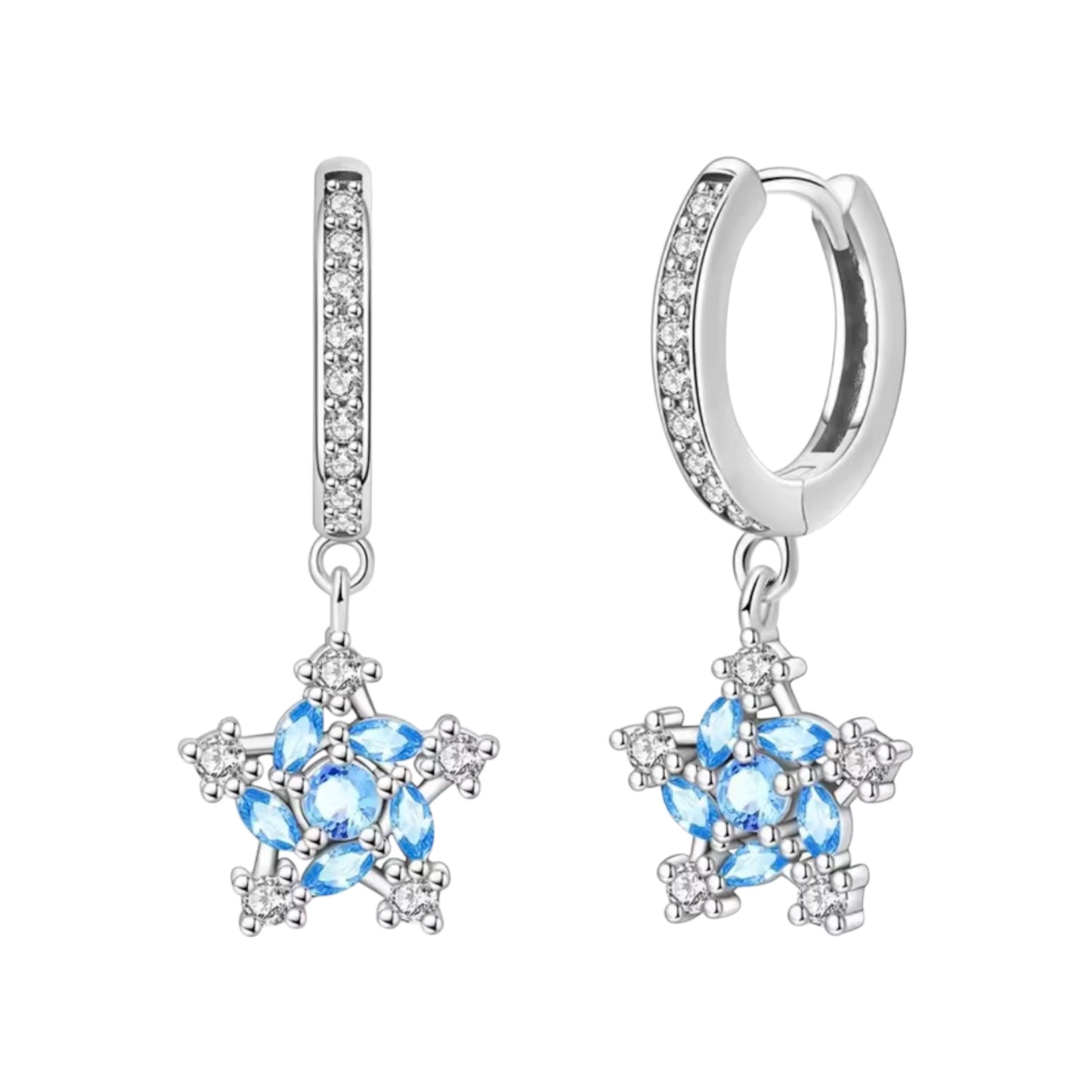 Blue Snowflake Huggies