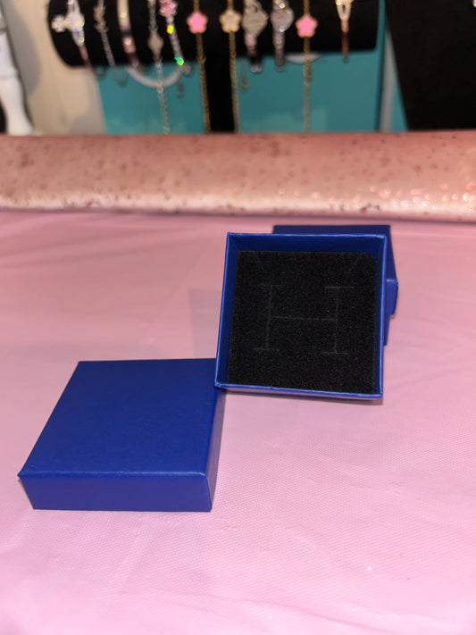Small navy gift box