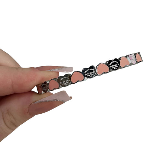 T Pink Hearts Bangle