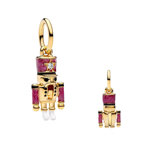 Gold Nutcracker Charm