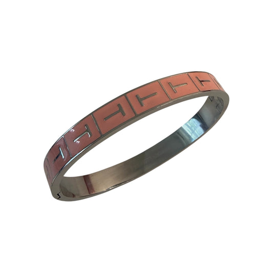 The “Talia” Pink Strip Bangle