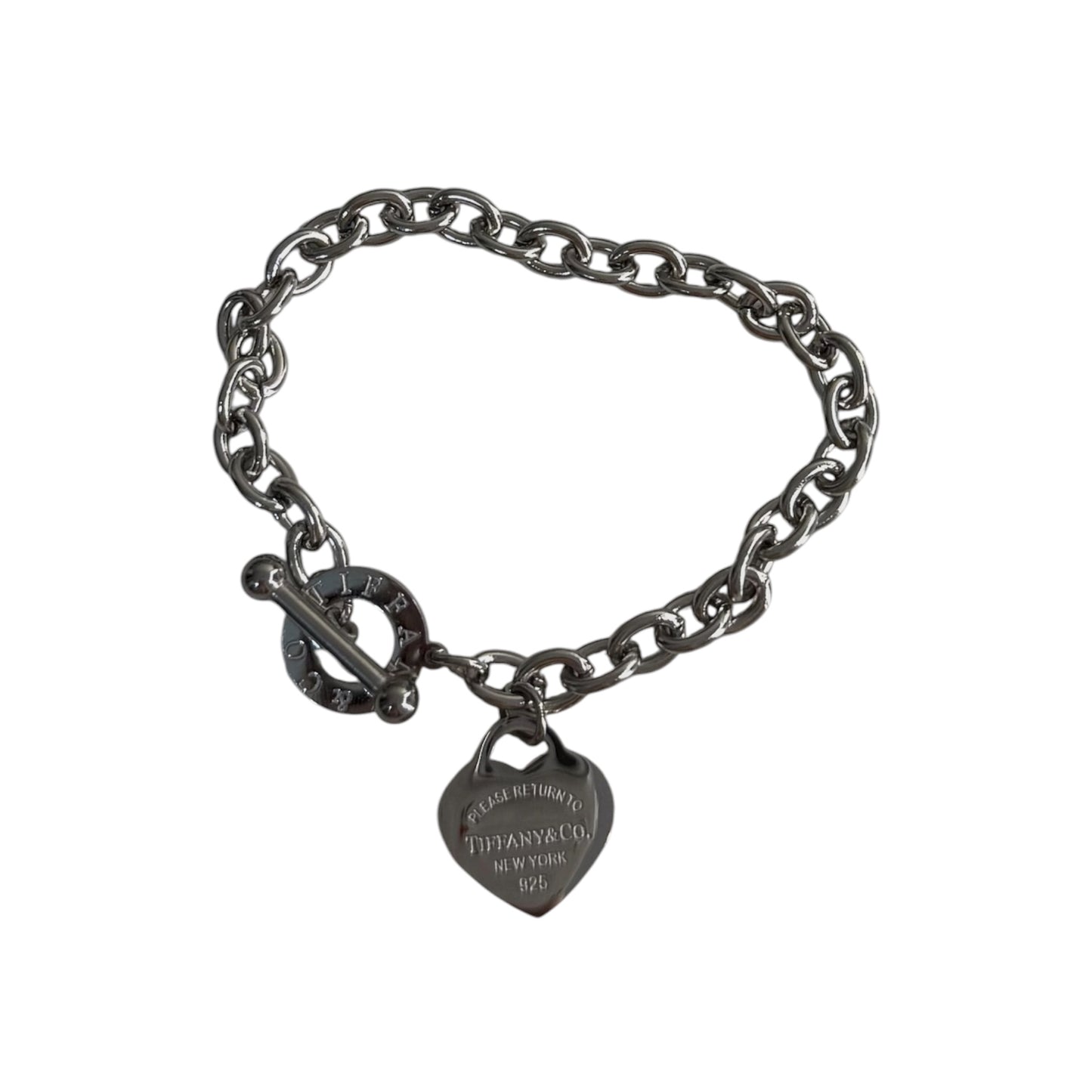 T heart chain bracelet